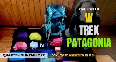 Essential Items to Pack for the W Trek in Patagonia