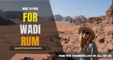 Essential Items to Pack for a Trip to Wadi Rum