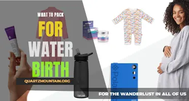 Essential Items to Pack for a Water Birth: Everything You Need for a Comfortable Delivery