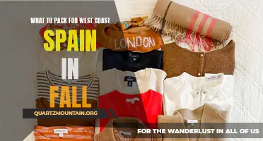 Essential items to pack for a fall trip to the West Coast of Spain