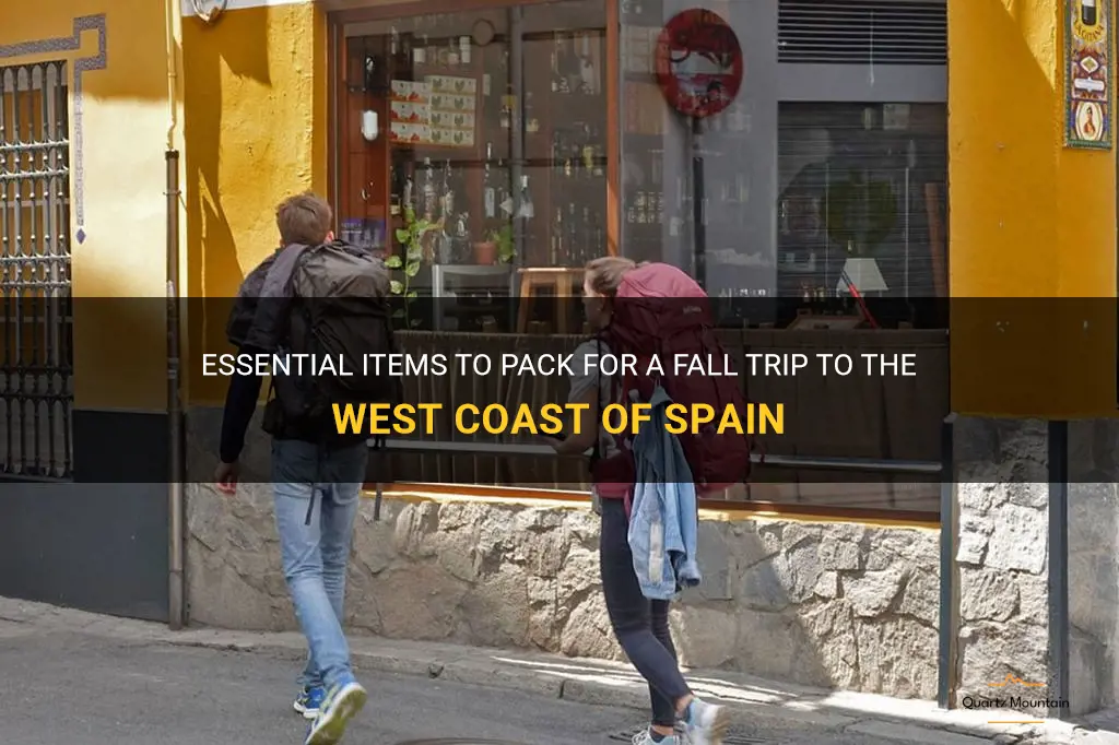 what to pack for west coast spain in fall