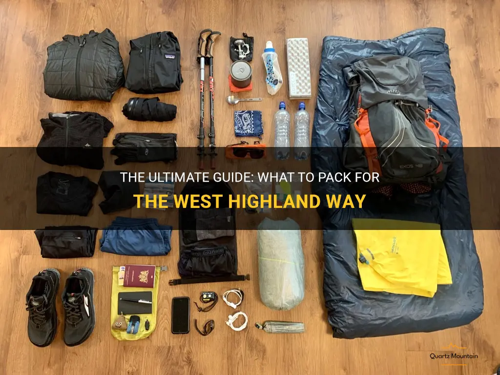 what to pack for west highland way