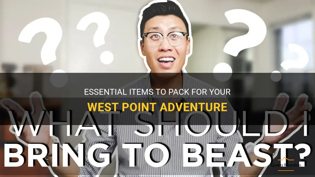 what to pack for west point
