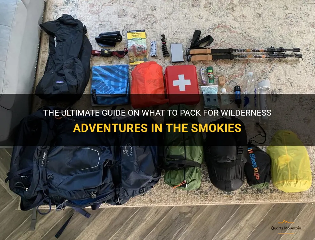 what to pack for wilderness at the smokies