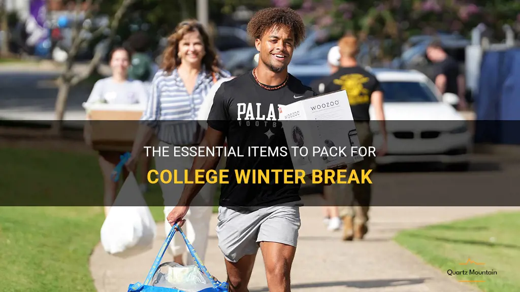 what to pack for winter break college