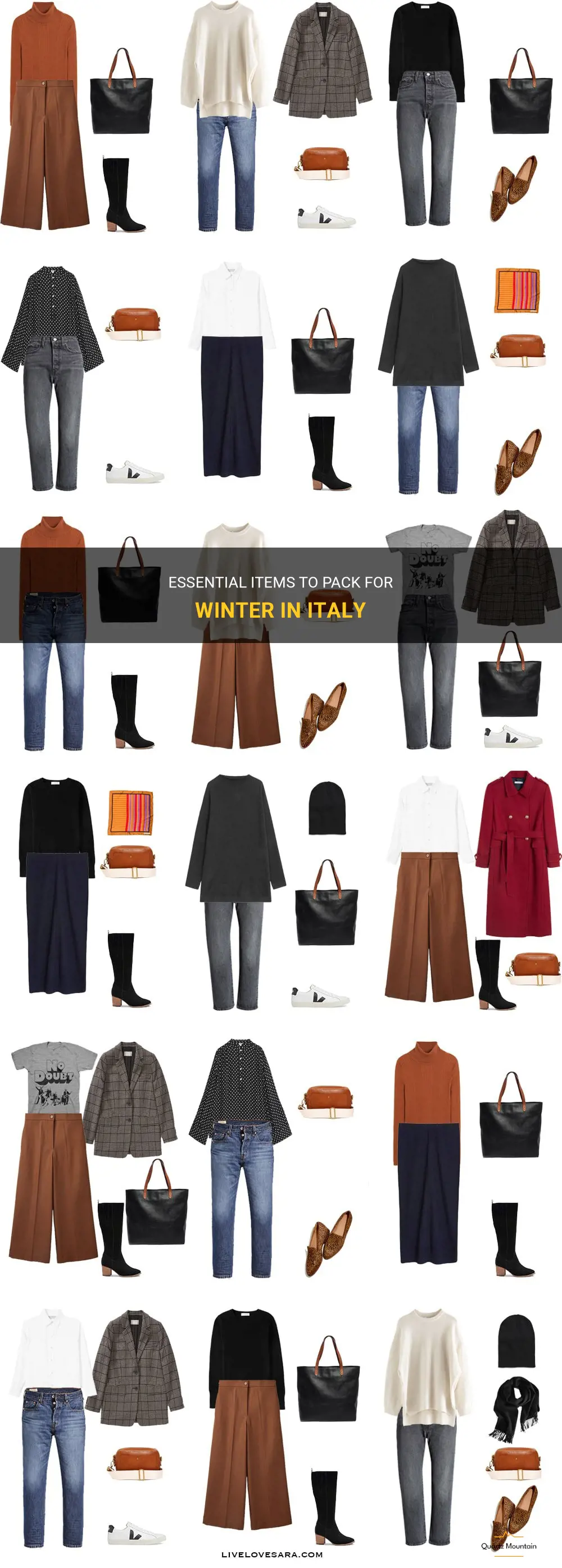 what to pack for winter in italy