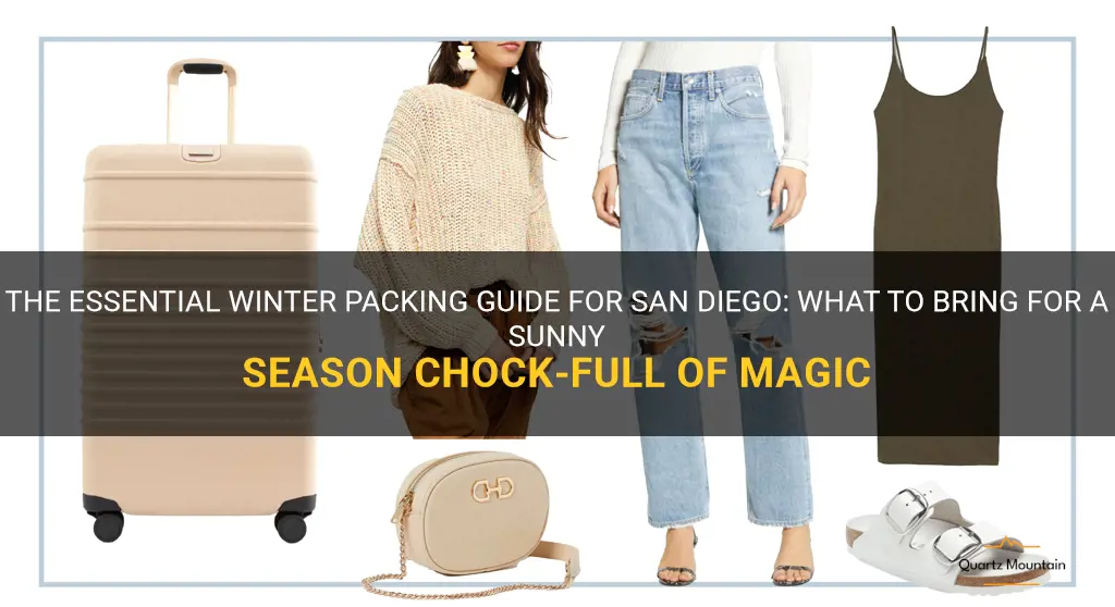what to pack for winter in san diego