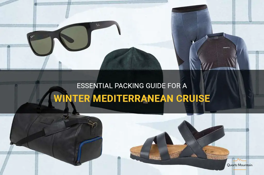 what to pack for winter mediterranean cruise