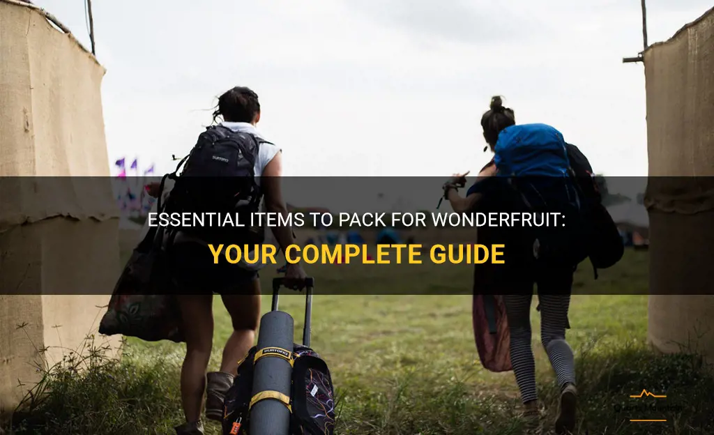 what to pack for wonderfruit