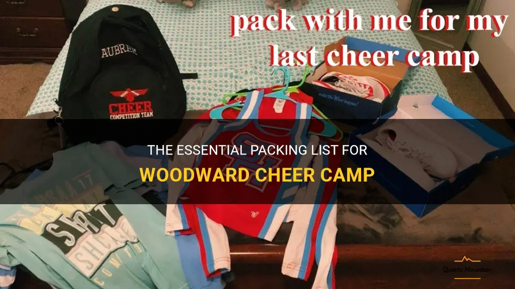 what to pack for woodward cheer camp
