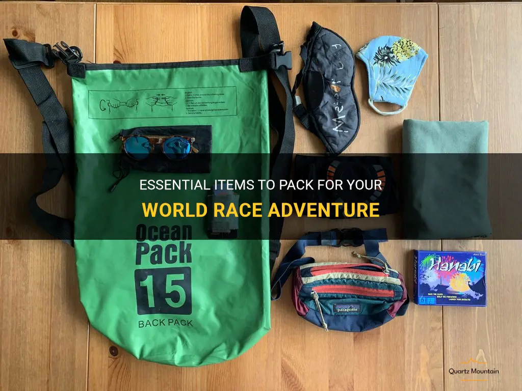 what to pack for world race