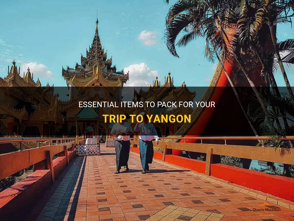 what to pack for yangon