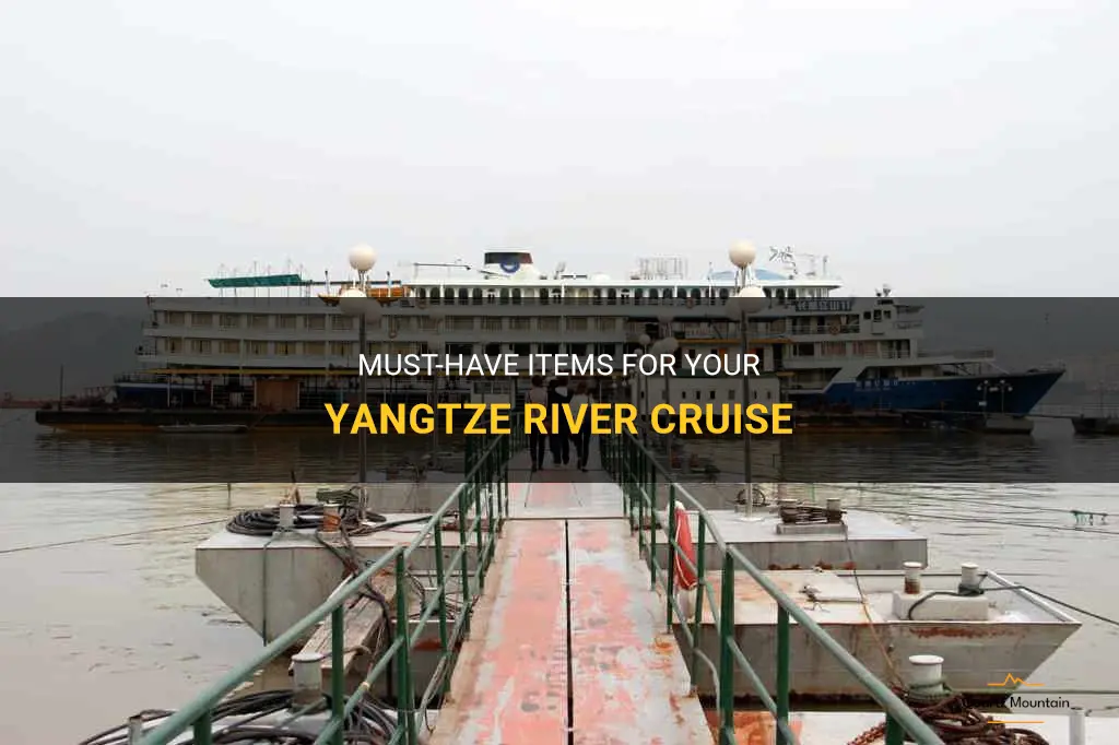 what to pack for yangtze river cruise