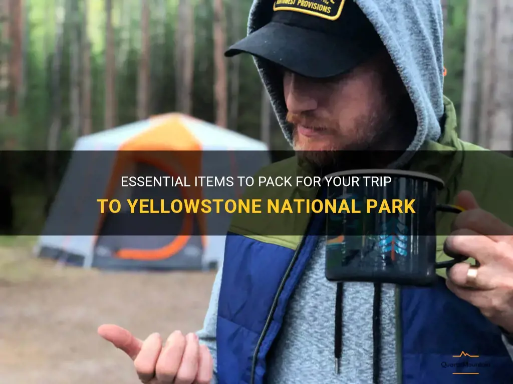 what to pack for yellowstone national park