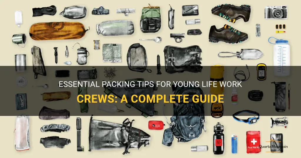 what to pack for young life work crew
