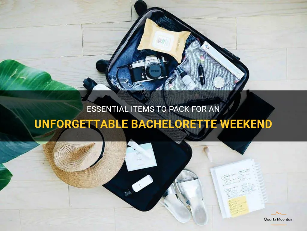 what to pack for your bachelorette weekend