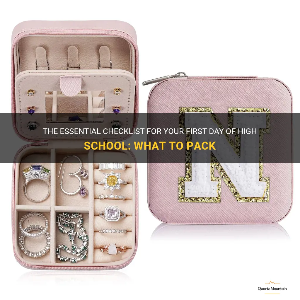 what to pack for your first day of high school