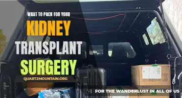 Essential Items to Pack for a Successful Kidney Transplant Surgery