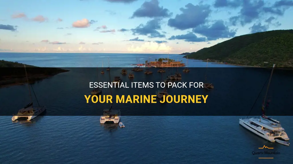 what to pack for your marine