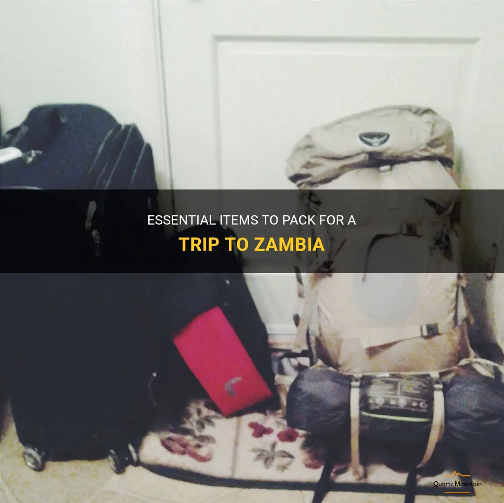 what to pack for zambia