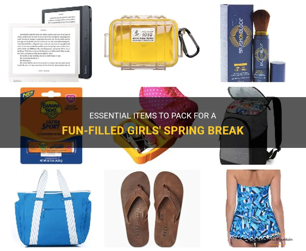 what to pack forspring break girls