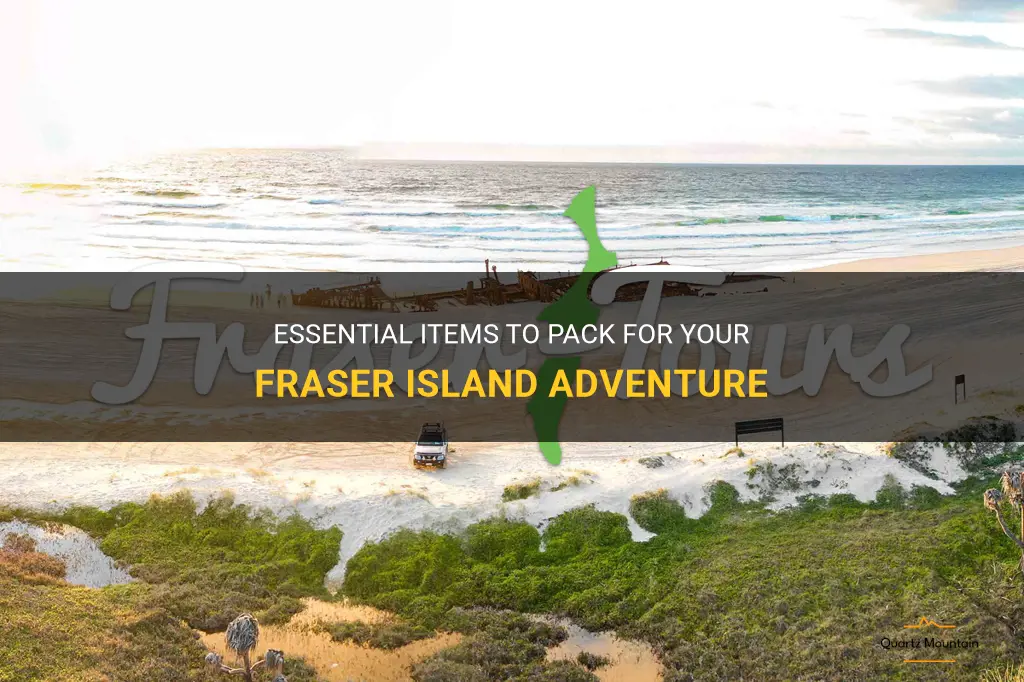what to pack fraser island