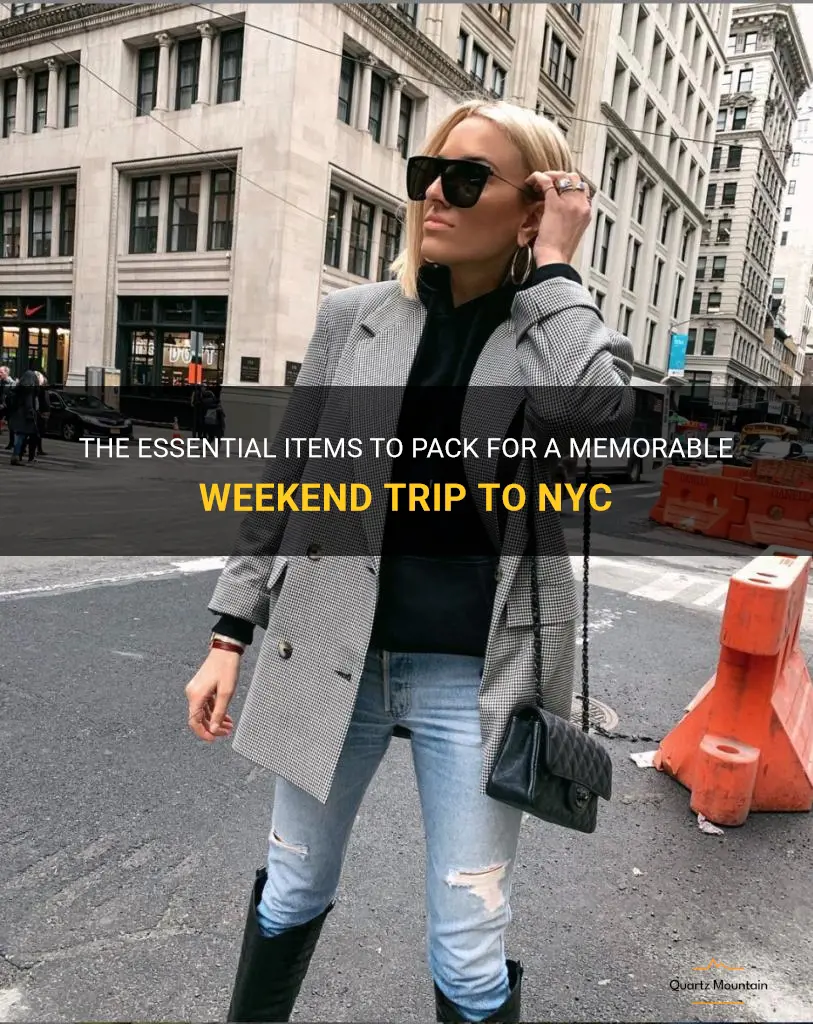 what to pack from r a weekend trip tp nyc