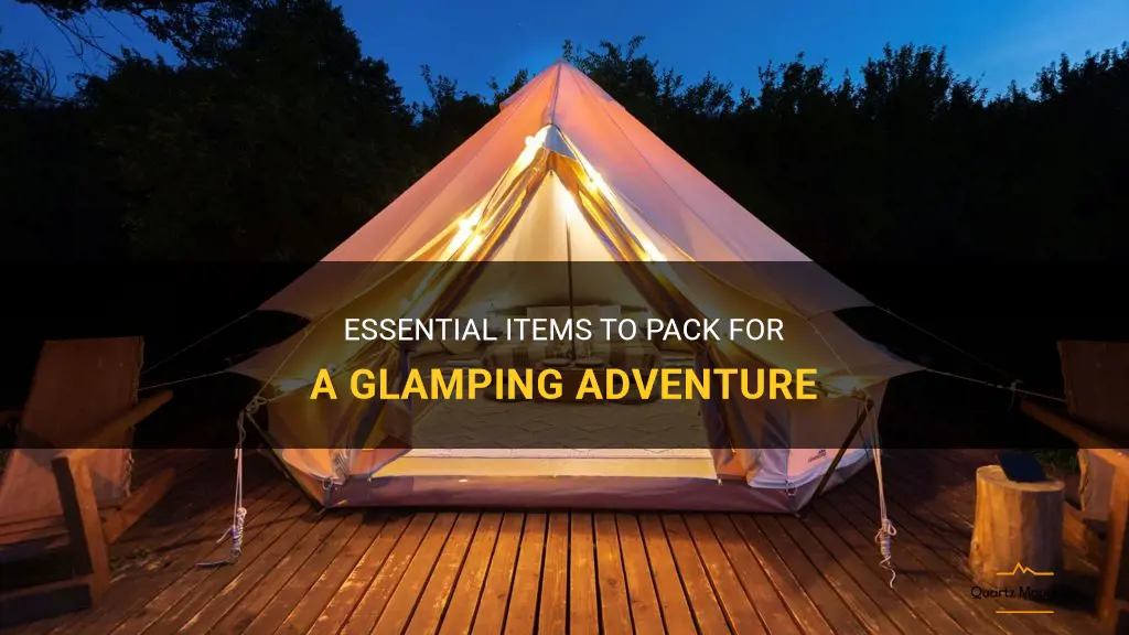 what to pack glamping