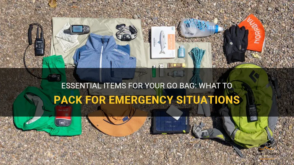 what to pack go bag