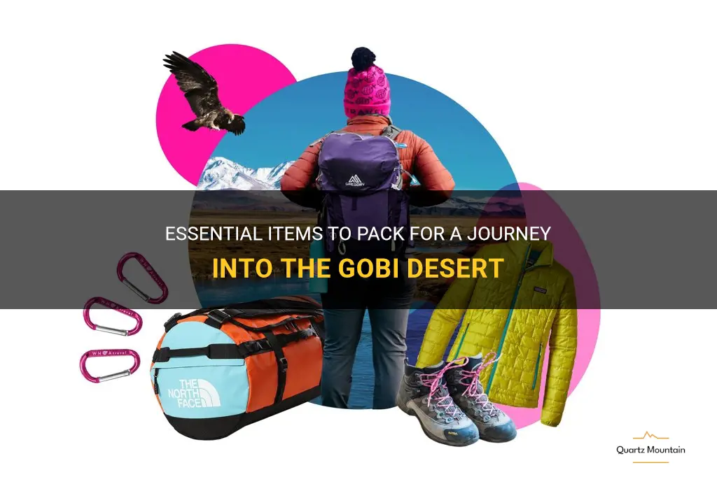 what to pack gobi desert