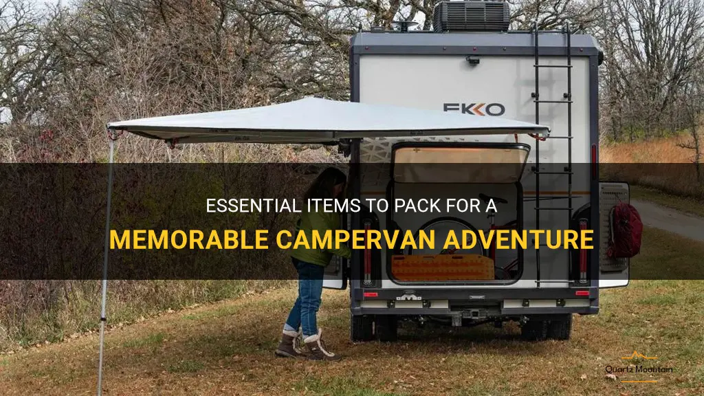 what to pack going camping in moterhome