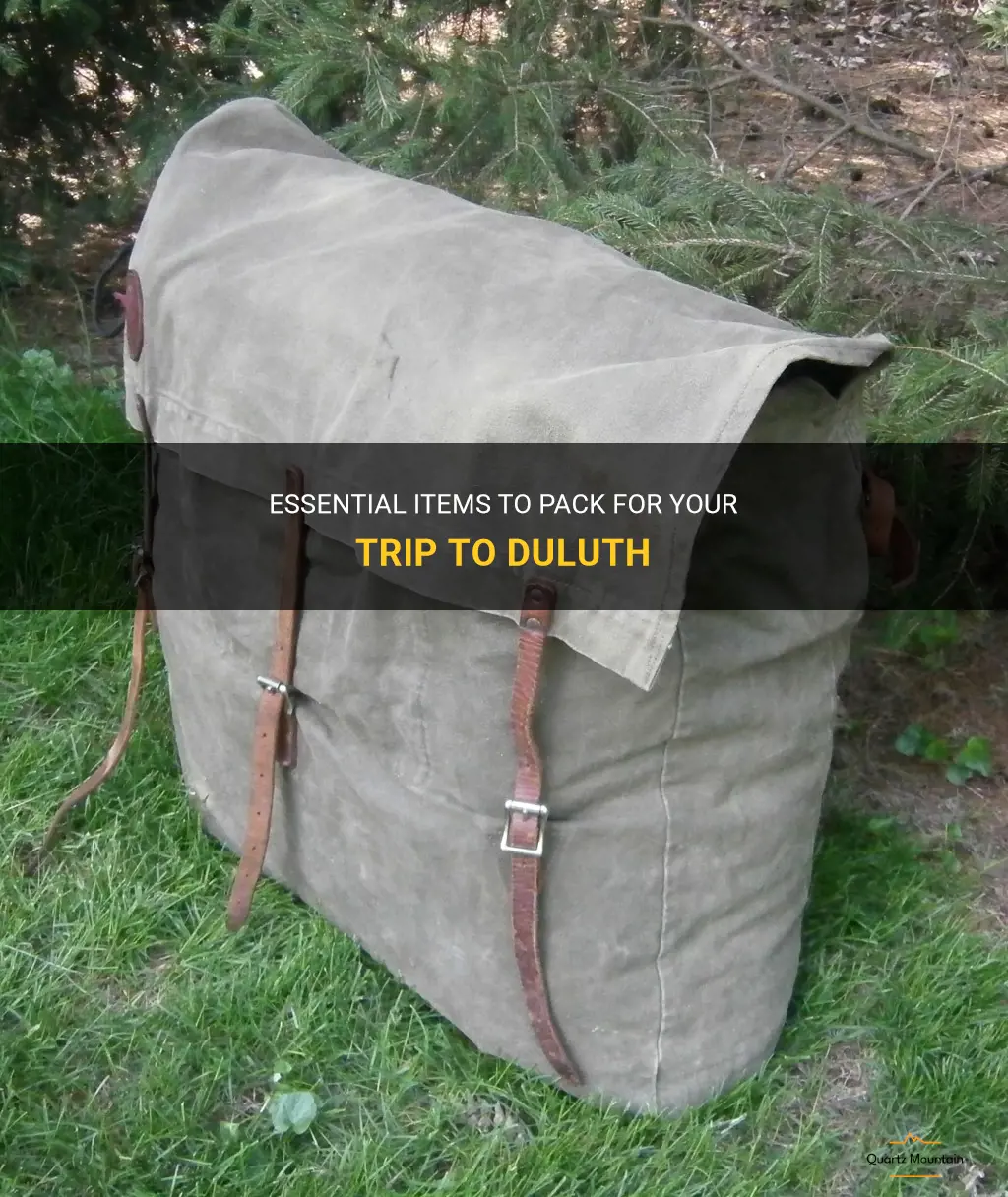 what to pack going to duluth