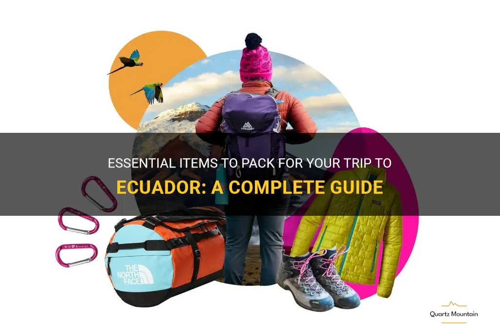 what to pack going to ecuador