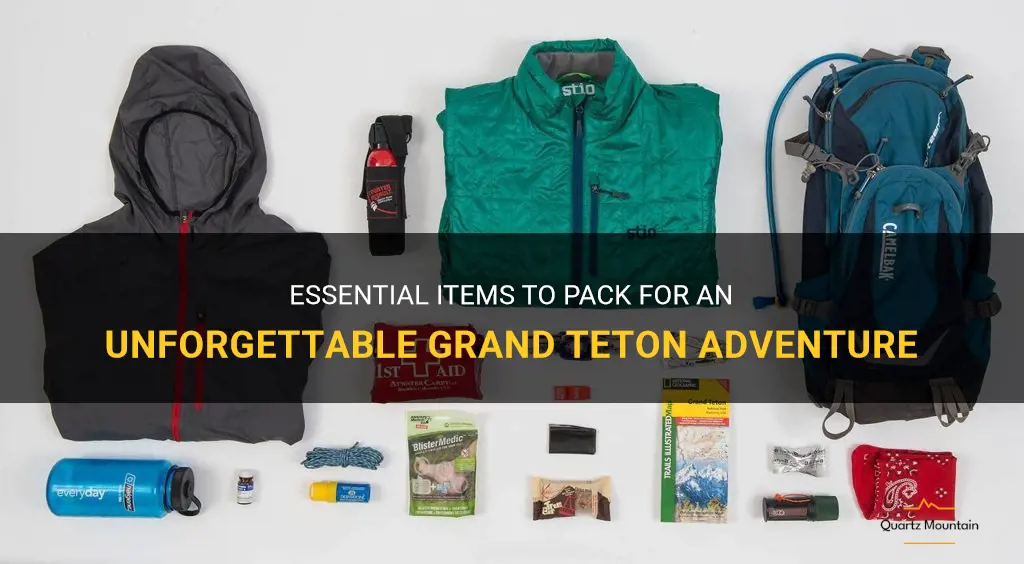 what to pack grand teton