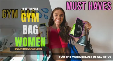 Essential Items for Women to Pack in Their Gym Bags
