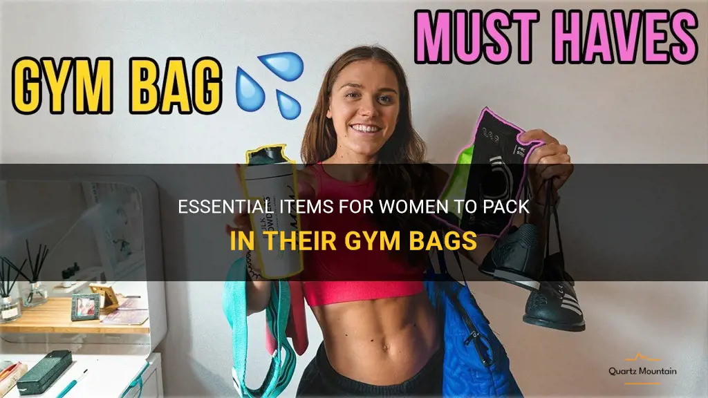 what to pack gym bag women
