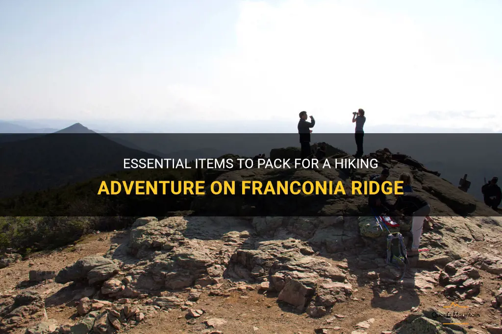 what to pack hiking franconia ridge