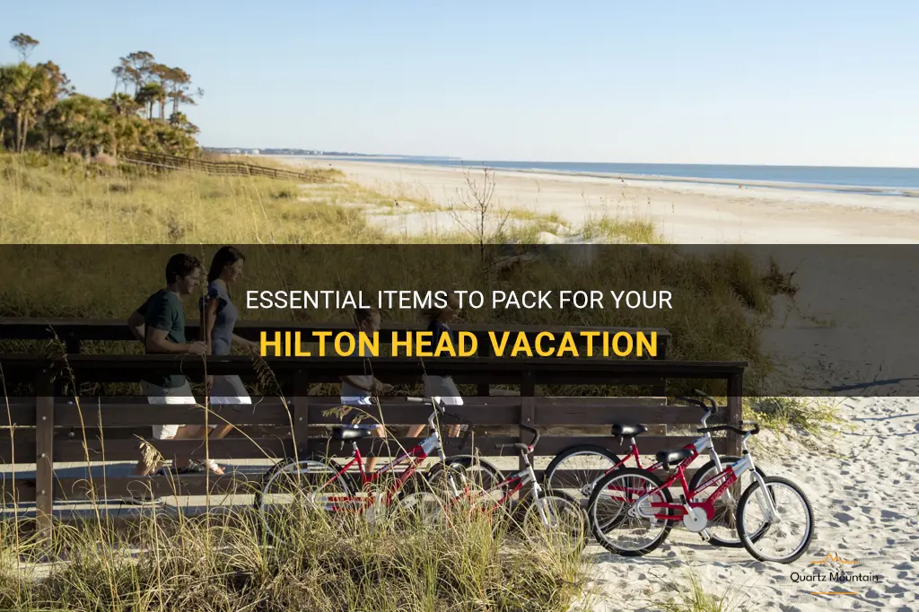 what to pack hilton head