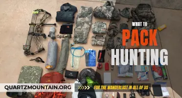 Essential Gear: A Comprehensive Guide on What to Pack for Hunting