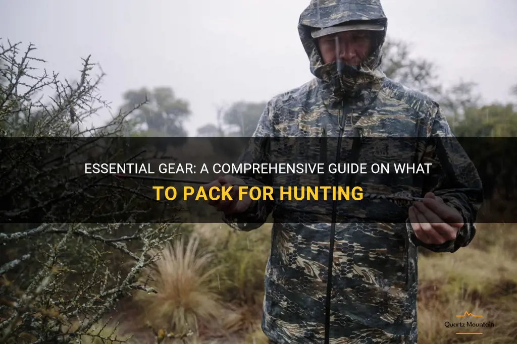 what to pack hunting
