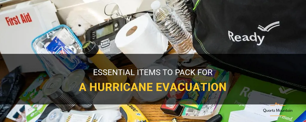what to pack hurricane evacuation