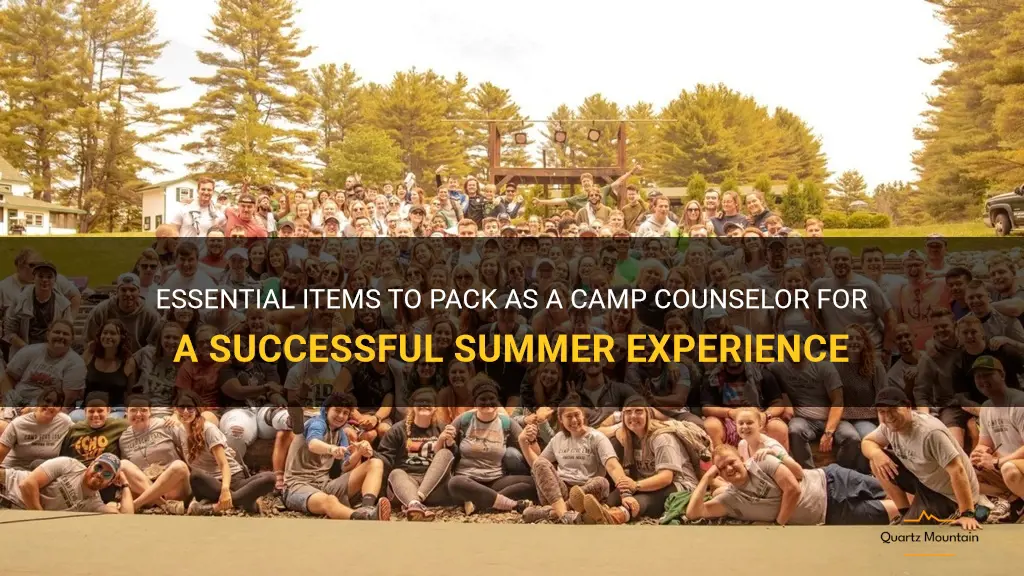 what to pack if you are a camp counselor