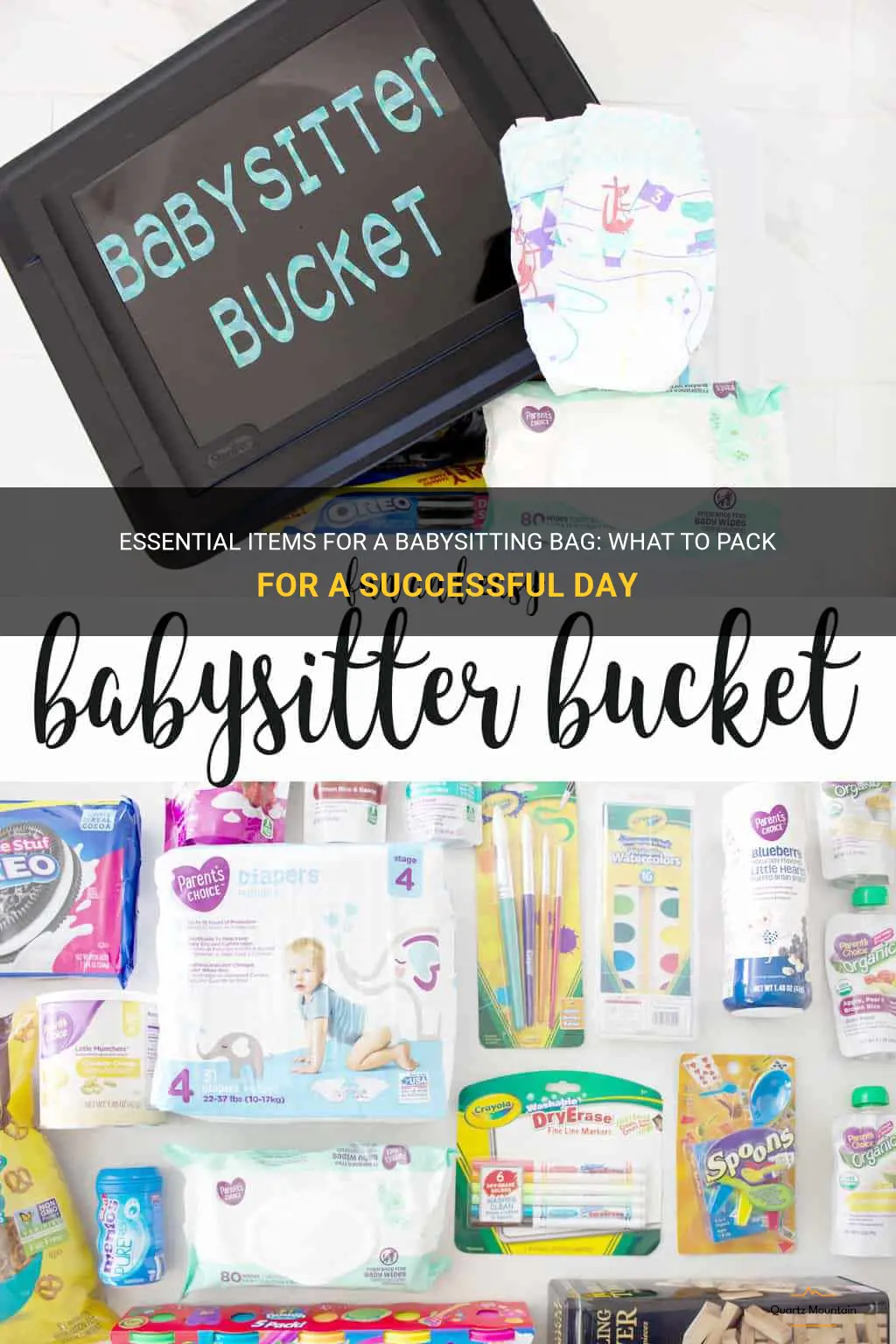 what to pack in a babysitting bag