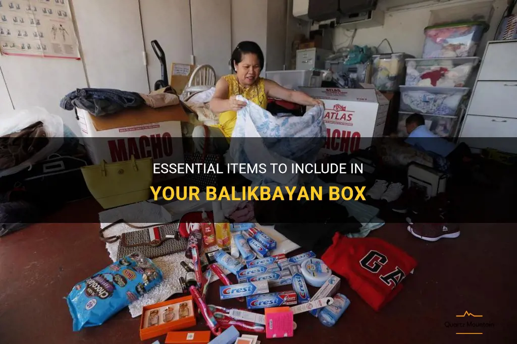 what to pack in a balikbayan box
