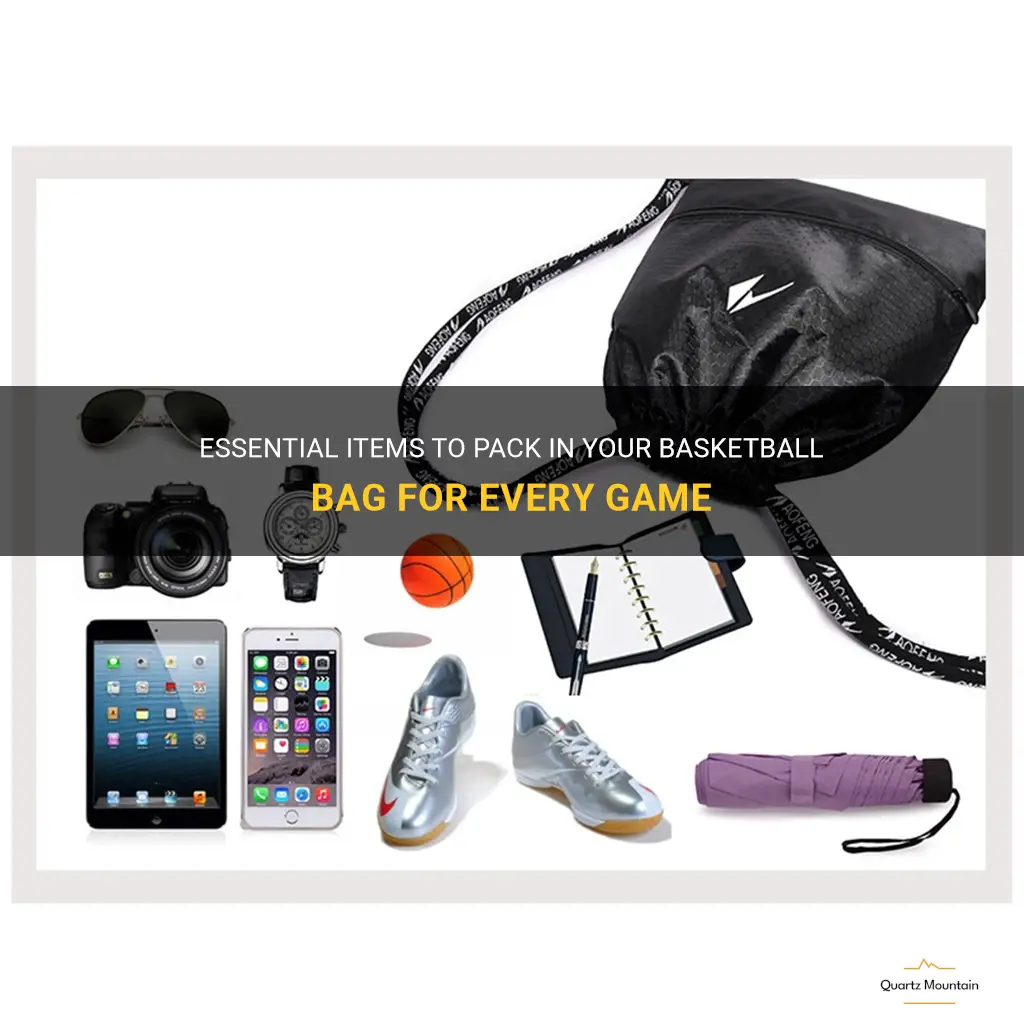 what to pack in a basketball bag