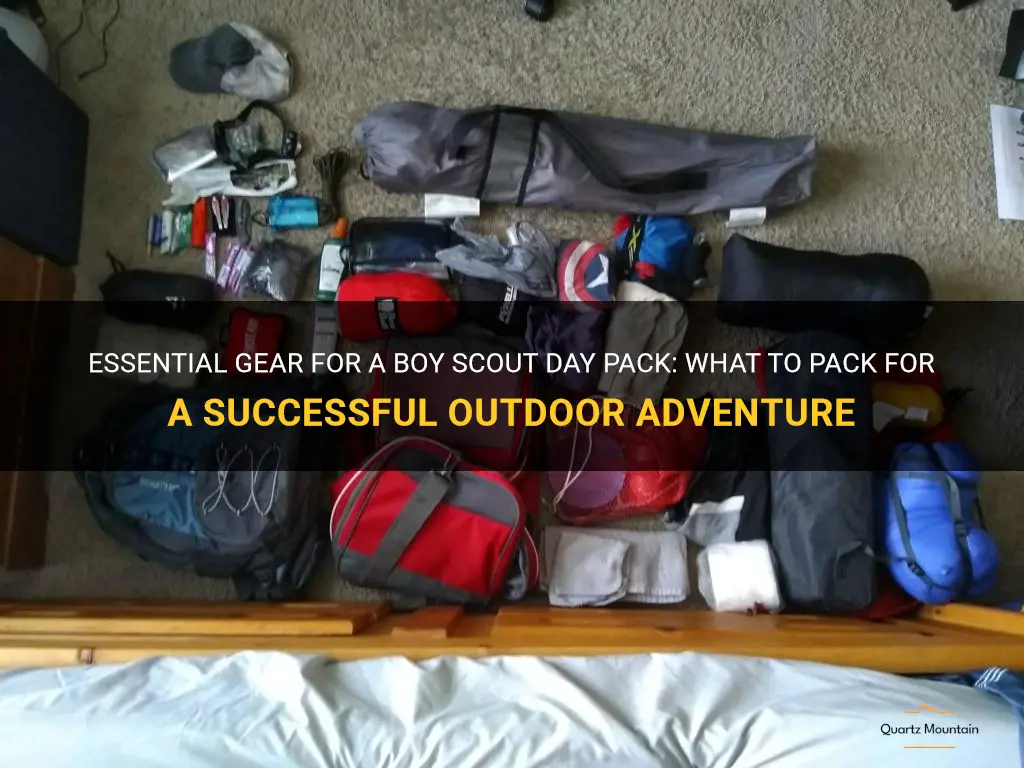 what to pack in a boy scout day pack