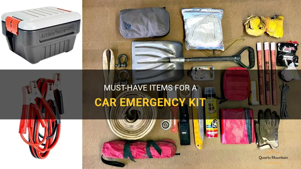 what to pack in a car emergency kit