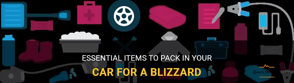 what to pack in a car for blizzard
