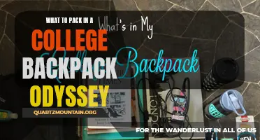 The Essential Items to Pack in Your College Backpack Odyssey