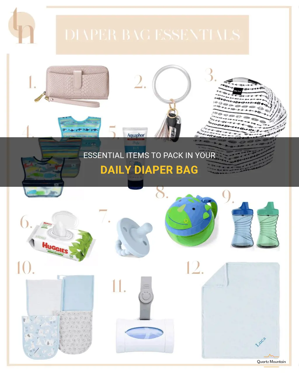 what to pack in a daily dipper bad